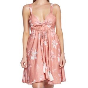 Phax Swim Floral Pink Swim Coverup size Large